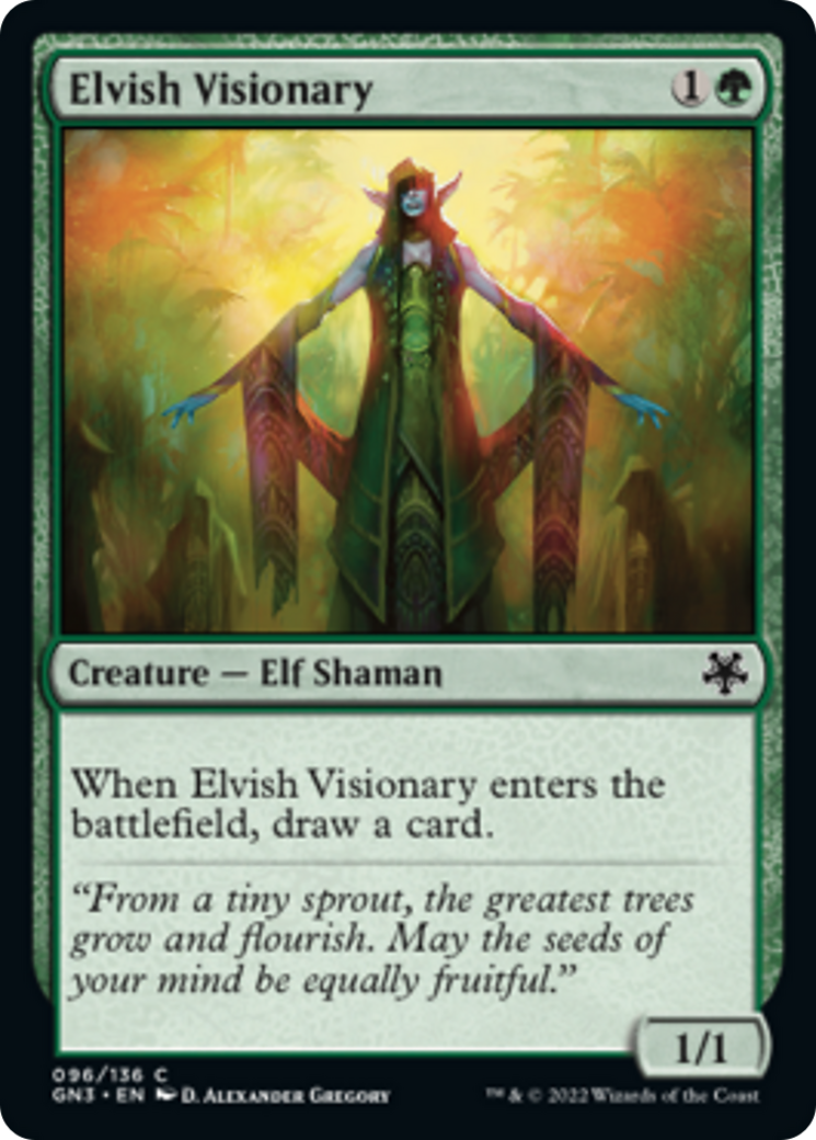 Elvish Visionary [Game Night: Free-for-All] | Card Merchant Takapuna