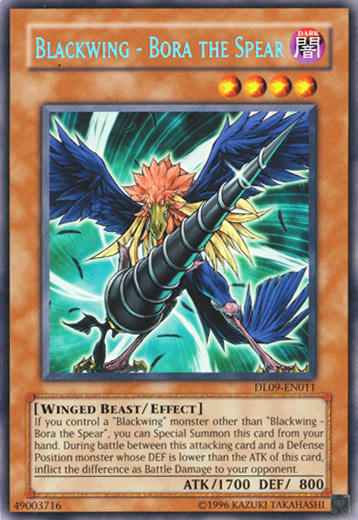 Blackwing - Bora the Spear (Blue) [DL09-EN011] Rare | Card Merchant Takapuna