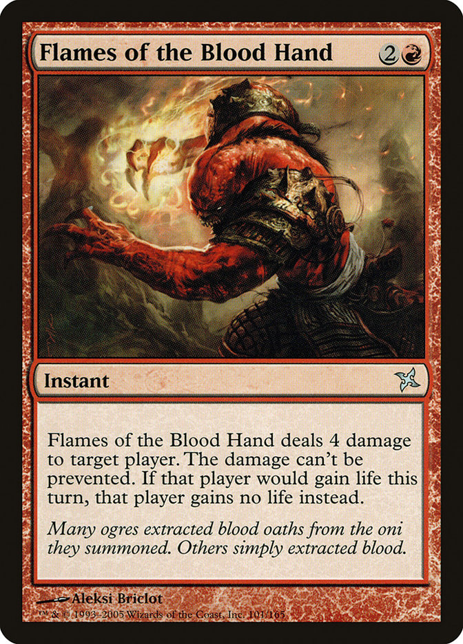 Flames of the Blood Hand [Betrayers of Kamigawa] | Card Merchant Takapuna