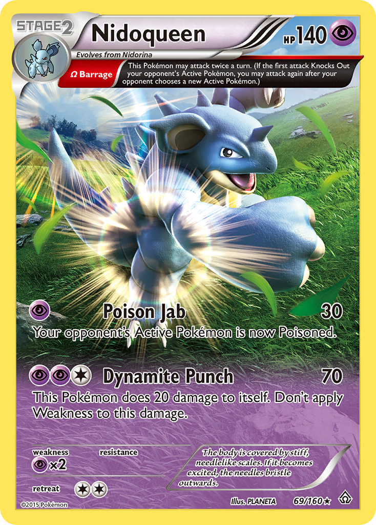 Nidoqueen (69/160) [XY: Primal Clash] | Card Merchant Takapuna