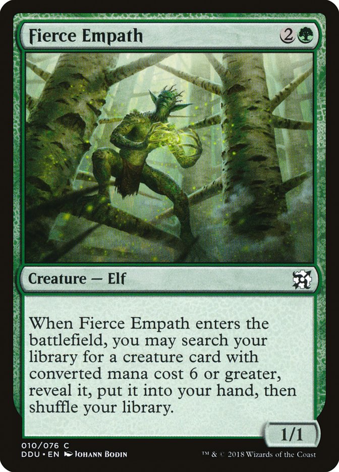 Fierce Empath [Duel Decks: Elves vs. Inventors] | Card Merchant Takapuna