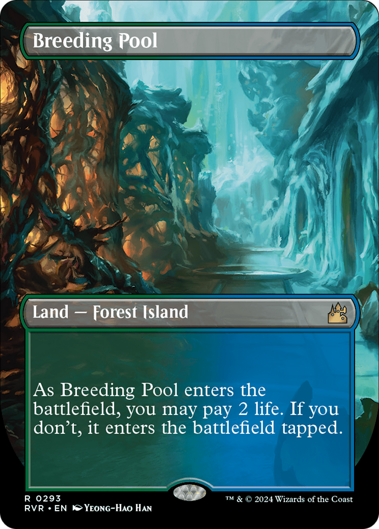 Breeding Pool (Borderless) [Ravnica Remastered] | Card Merchant Takapuna