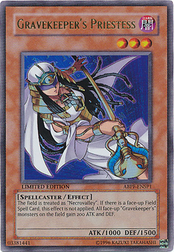 Gravekeeper's Priestess [ABPF-ENSP1] Ultra Rare | Card Merchant Takapuna