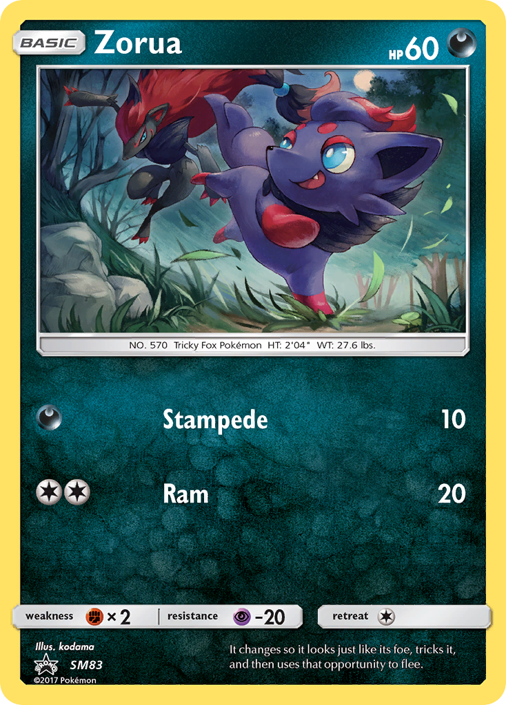 Zorua (SM83) [Sun & Moon: Black Star Promos] | Card Merchant Takapuna