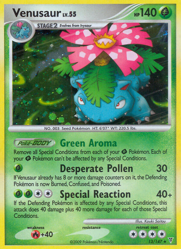 Venusaur (13/147) (Theme Deck Exclusive) [Platinum: Supreme Victors] | Card Merchant Takapuna