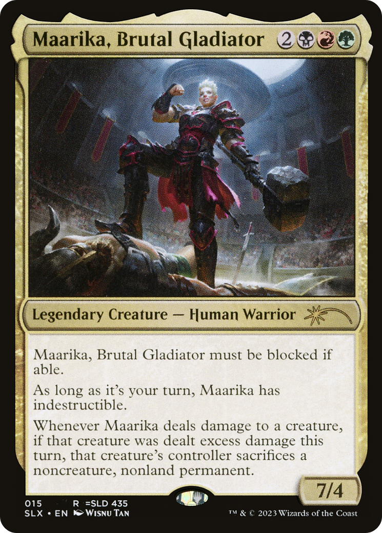 Maarika, Brutal Gladiator [Secret Lair: Universes Within] | Card Merchant Takapuna