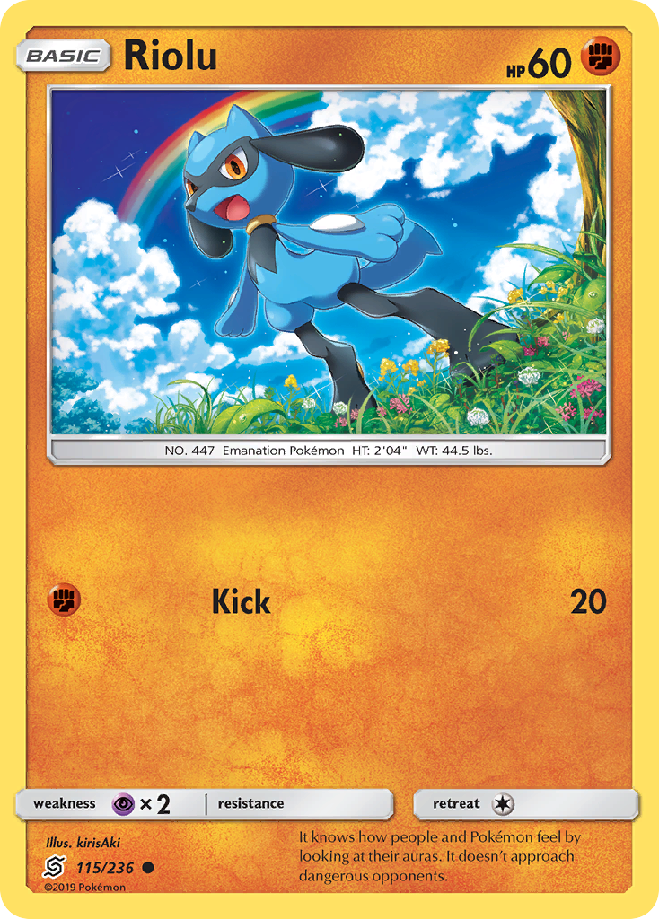 Riolu (115/236) [Sun & Moon: Unified Minds] | Card Merchant Takapuna