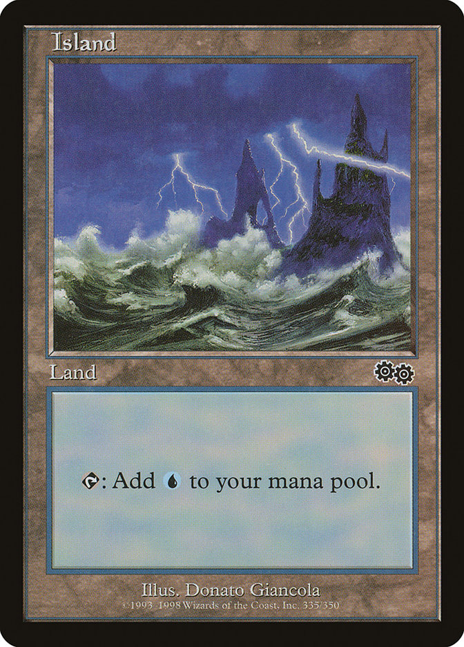 Island (335) [Urza's Saga] | Card Merchant Takapuna