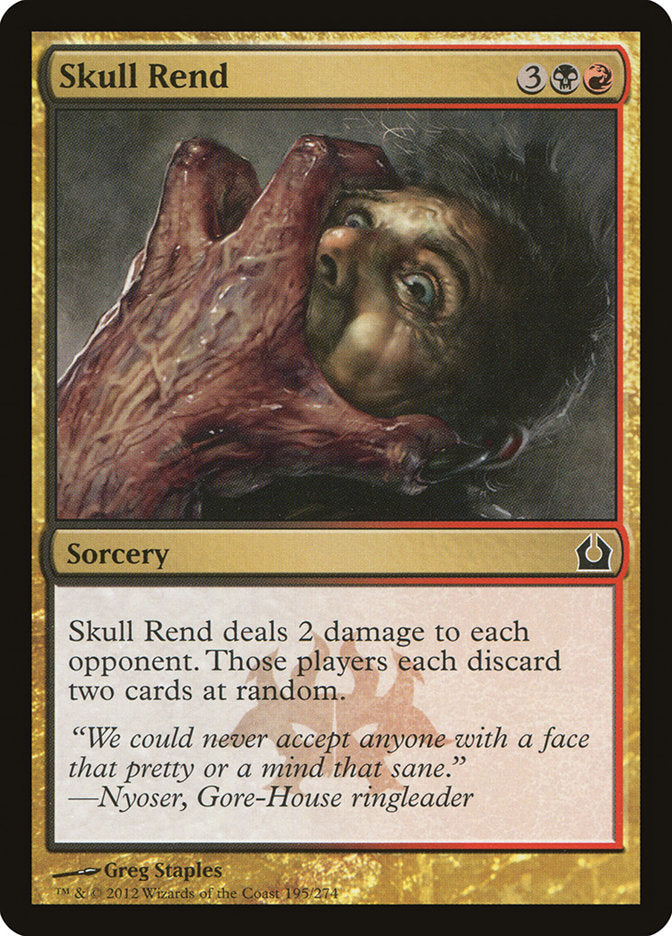 Skull Rend [Return to Ravnica] | Card Merchant Takapuna