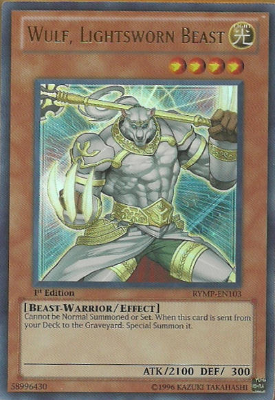 Wulf, Lightsworn Beast [RYMP-EN103] Ultra Rare | Card Merchant Takapuna