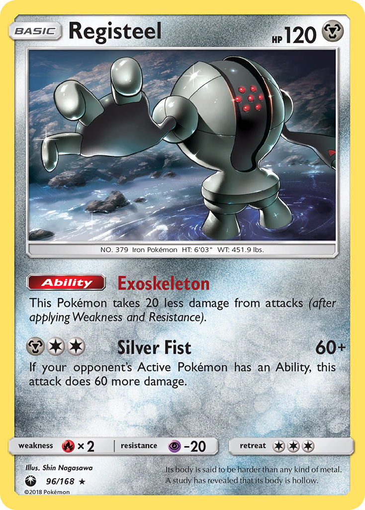 Registeel (96/168) [Sun & Moon: Celestial Storm] | Card Merchant Takapuna