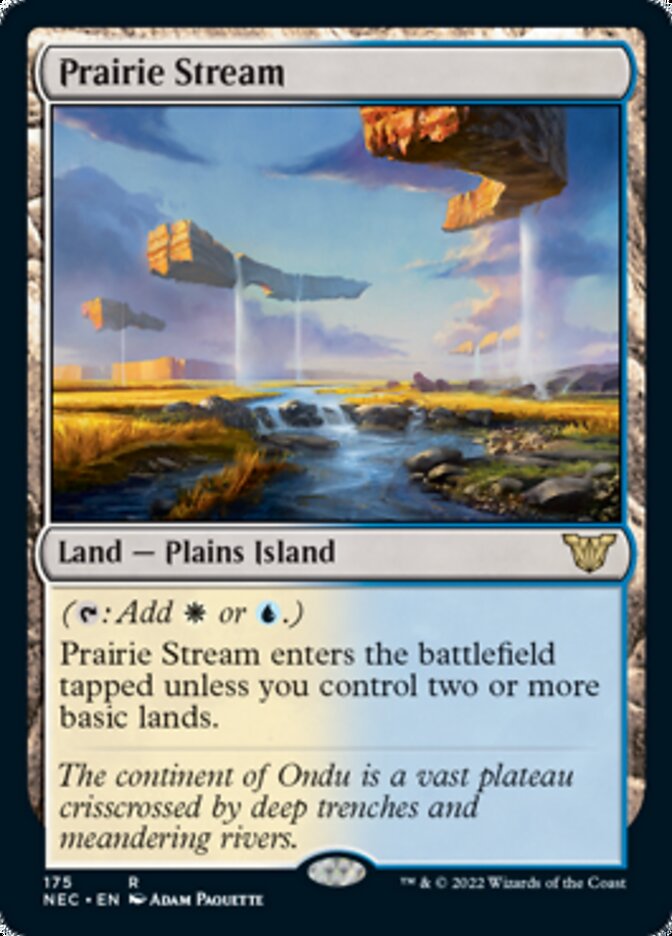 Prairie Stream [Kamigawa: Neon Dynasty Commander] | Card Merchant Takapuna