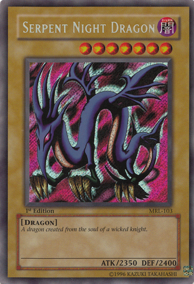 Serpent Night Dragon [MRL-103] Secret Rare | Card Merchant Takapuna