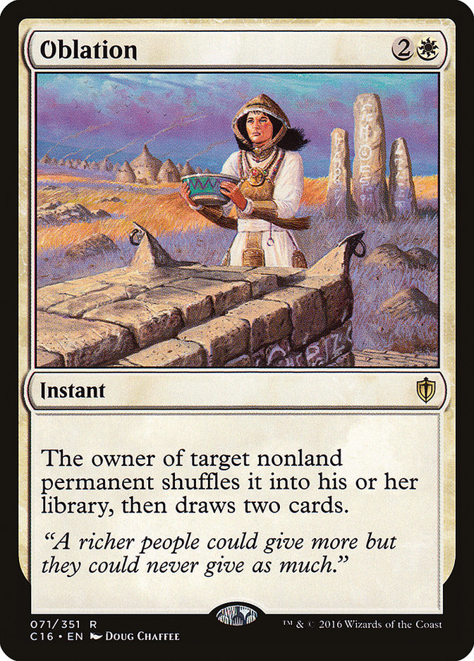 Oblation [Commander 2016] | Card Merchant Takapuna