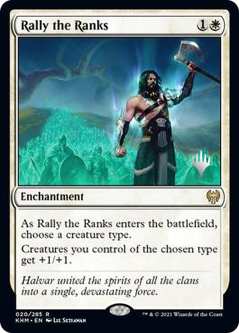 Rally the Ranks (Promo Pack) [Kaldheim Promos] | Card Merchant Takapuna