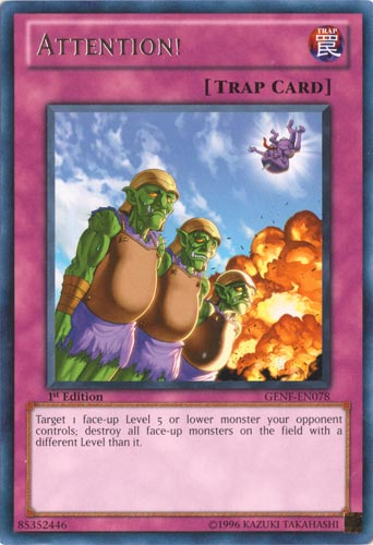 Attention! [GENF-EN078] Rare | Card Merchant Takapuna