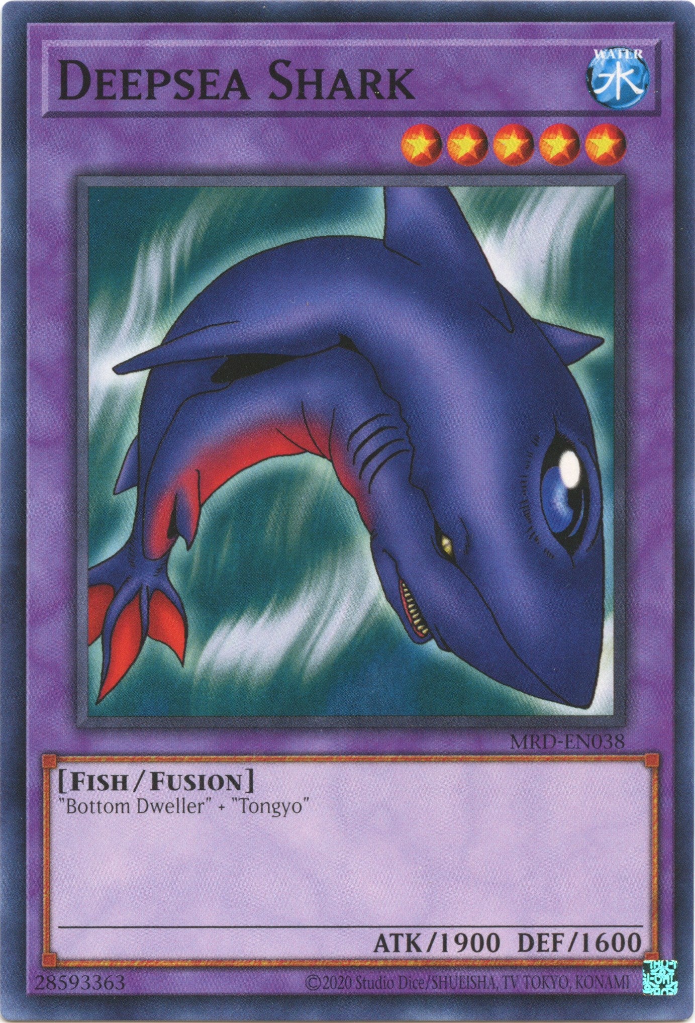 Deepsea Shark (25th Anniversary) [MRD-EN038] Common | Card Merchant Takapuna