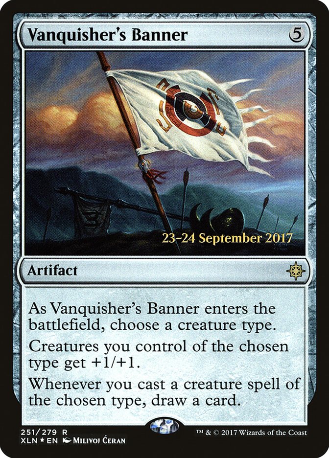 Vanquisher's Banner [Ixalan Prerelease Promos] | Card Merchant Takapuna