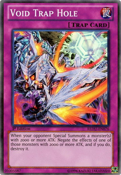 Void Trap Hole [REDU-EN076] Super Rare | Card Merchant Takapuna