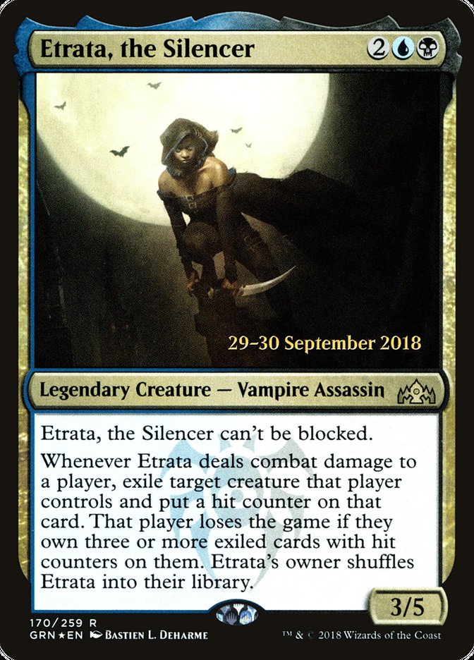 Etrata, the Silencer [Guilds of Ravnica Prerelease Promos] | Card Merchant Takapuna