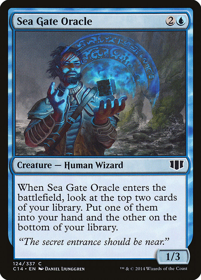 Sea Gate Oracle [Commander 2014] | Card Merchant Takapuna