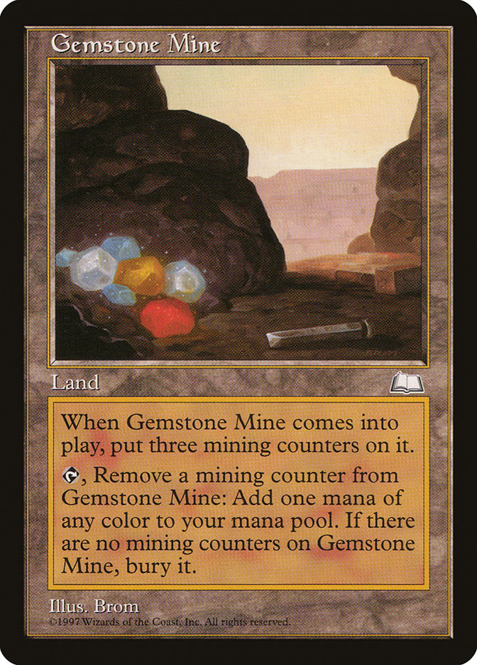 Gemstone Mine [Weatherlight] | Card Merchant Takapuna