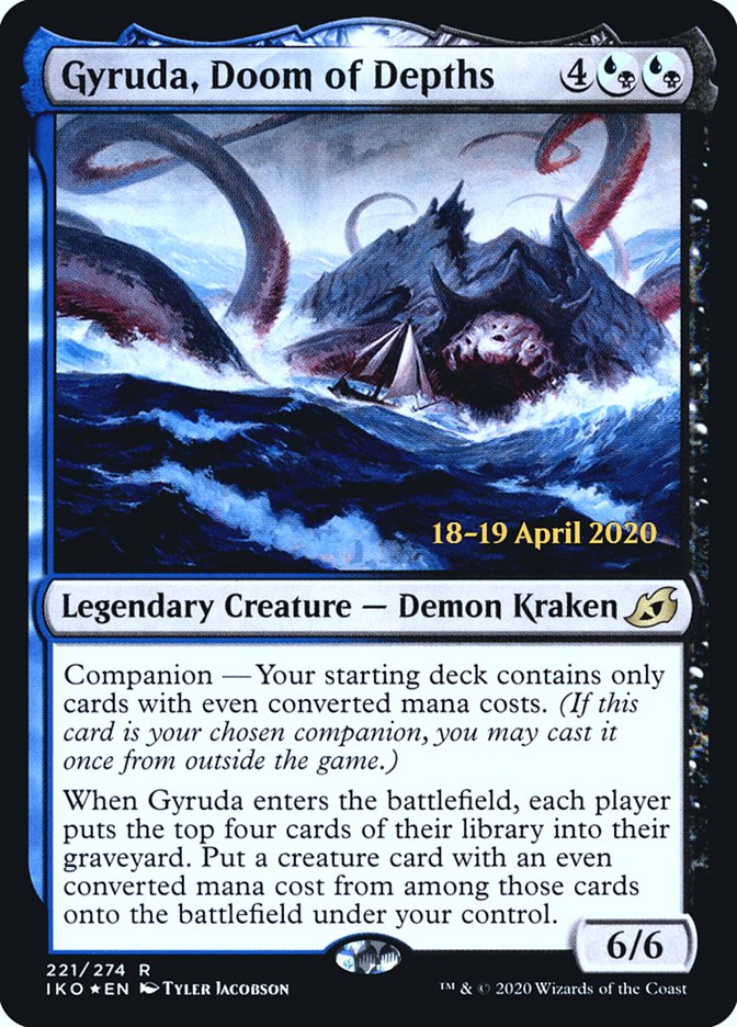 Gyruda, Doom of Depths [Ikoria: Lair of Behemoths Prerelease Promos] | Card Merchant Takapuna