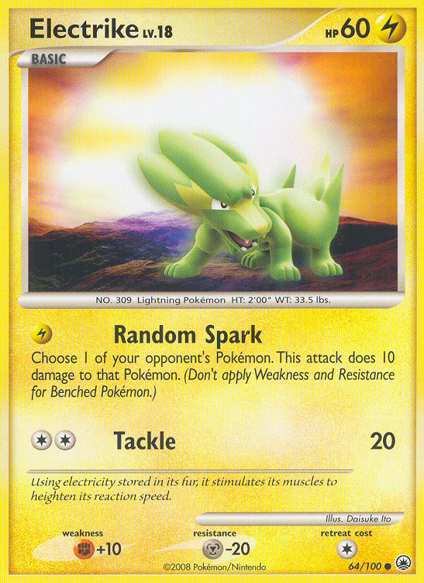 Electrike (64/100) [Diamond & Pearl: Majestic Dawn] | Card Merchant Takapuna