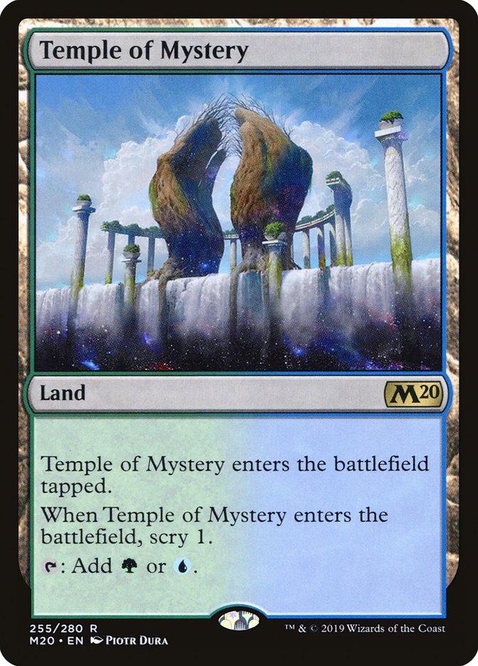 Temple of Mystery [Core Set 2020] | Card Merchant Takapuna