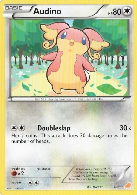 Audino (18/30) [Black & White: Trainer Kit - Excadrill] | Card Merchant Takapuna