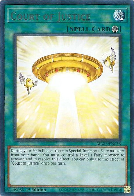 Court of Justice [MAZE-EN058] Rare | Card Merchant Takapuna