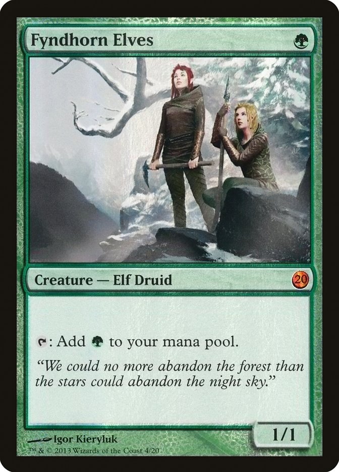 Fyndhorn Elves [From the Vault: Twenty] | Card Merchant Takapuna