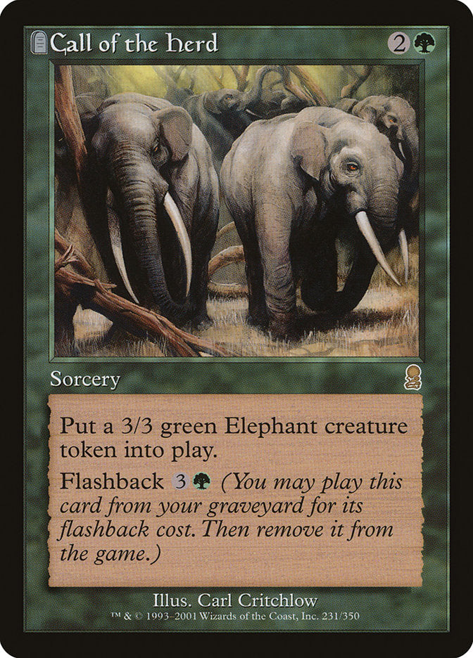 Call of the Herd [Odyssey] | Card Merchant Takapuna