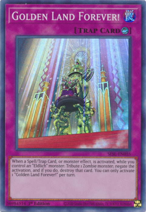 Golden Land Forever! [SESL-EN035] Super Rare | Card Merchant Takapuna