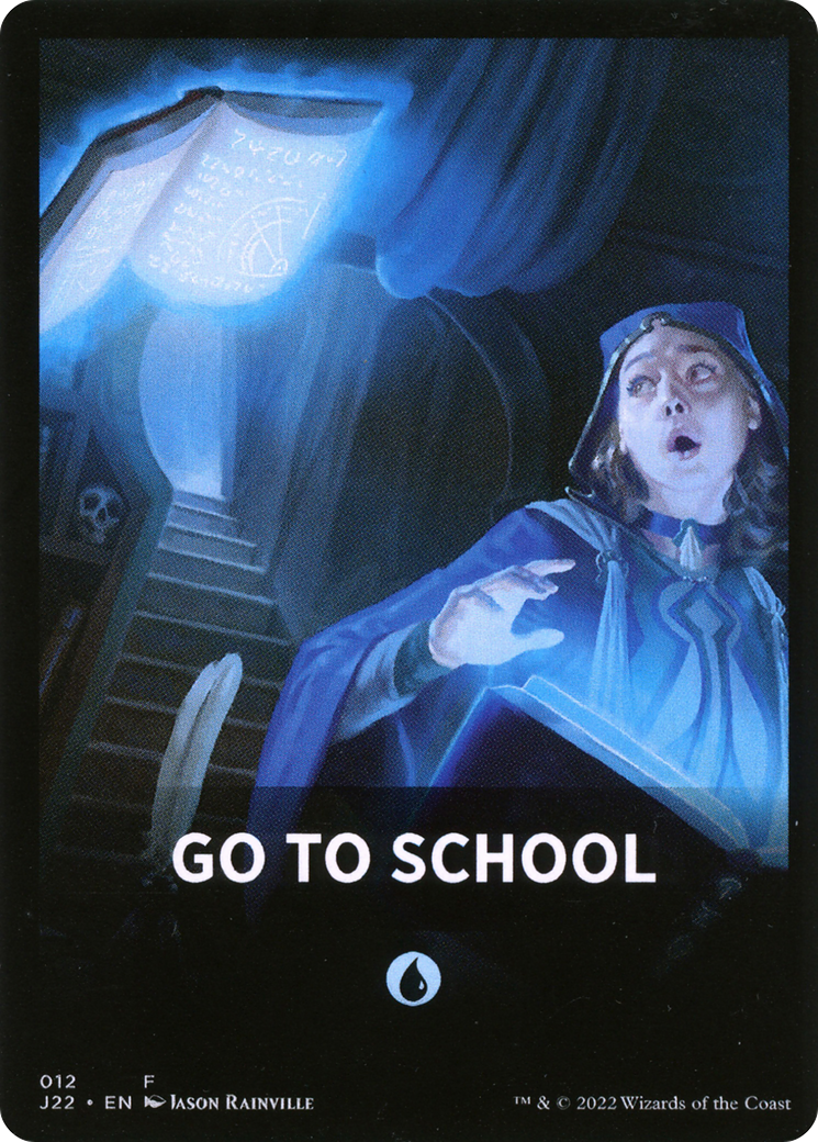 Go to School Theme Card [Jumpstart 2022 Front Cards] | Card Merchant Takapuna