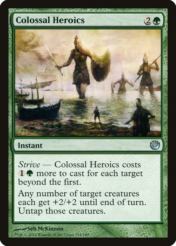 Colossal Heroics [Journey into Nyx] | Card Merchant Takapuna