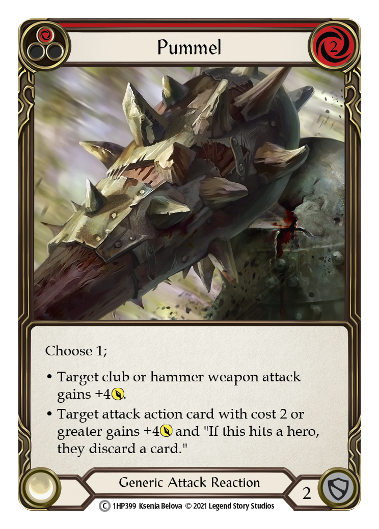 Pummel (Red) [1HP399] (History Pack 1) | Card Merchant Takapuna