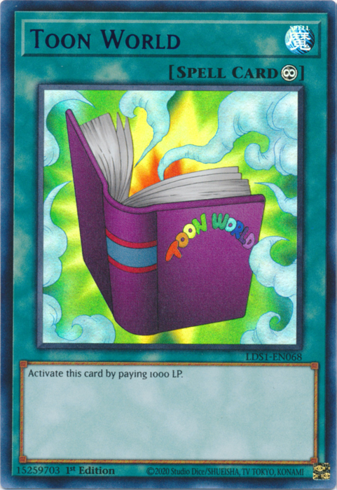 Toon World (Blue) [LDS1-EN068] Ultra Rare | Card Merchant Takapuna