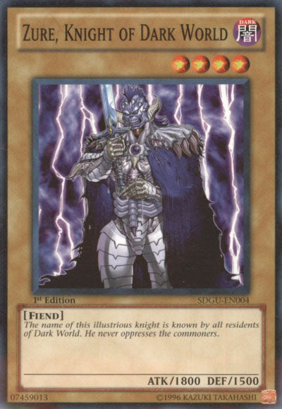 Zure, Knight of Dark World [SDGU-EN004] Common | Card Merchant Takapuna