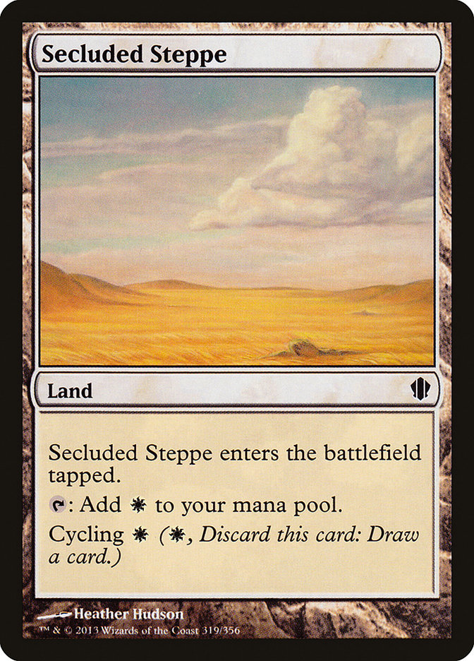 Secluded Steppe [Commander 2013] | Card Merchant Takapuna