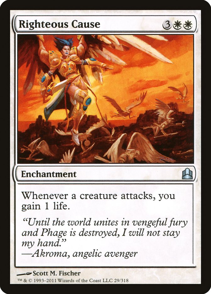 Righteous Cause [Commander 2011] | Card Merchant Takapuna