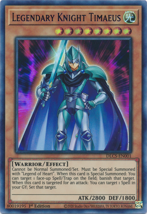 Legendary Knight Timaeus (Blue) [DLCS-EN001] Ultra Rare | Card Merchant Takapuna