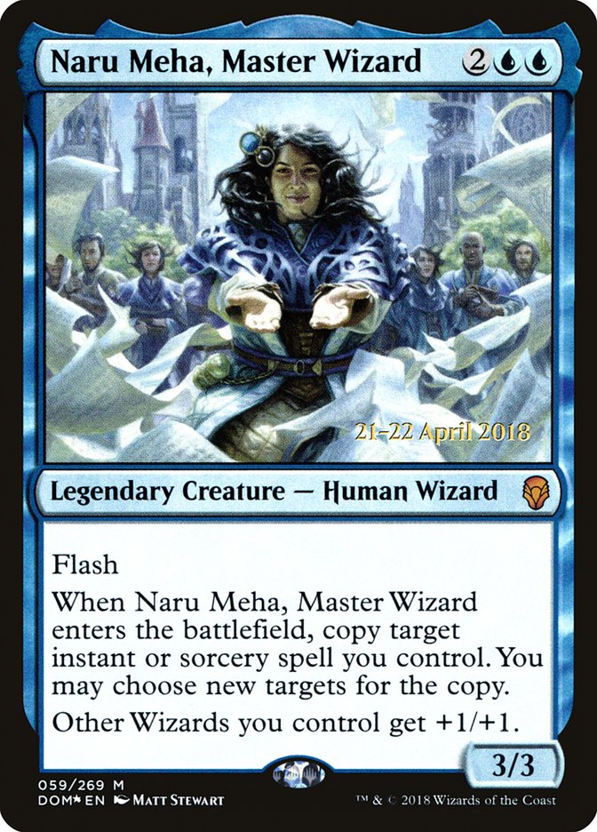 Naru Meha, Master Wizard [Dominaria Prerelease Promos] | Card Merchant Takapuna