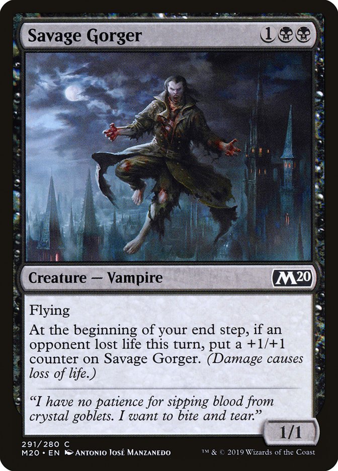 Savage Gorger [Core Set 2020] | Card Merchant Takapuna