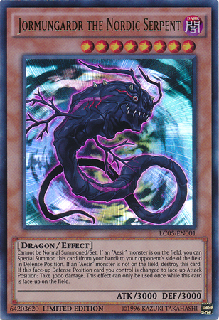 Jormungardr the Nordic Serpent [LC05-EN001] Ultra Rare | Card Merchant Takapuna