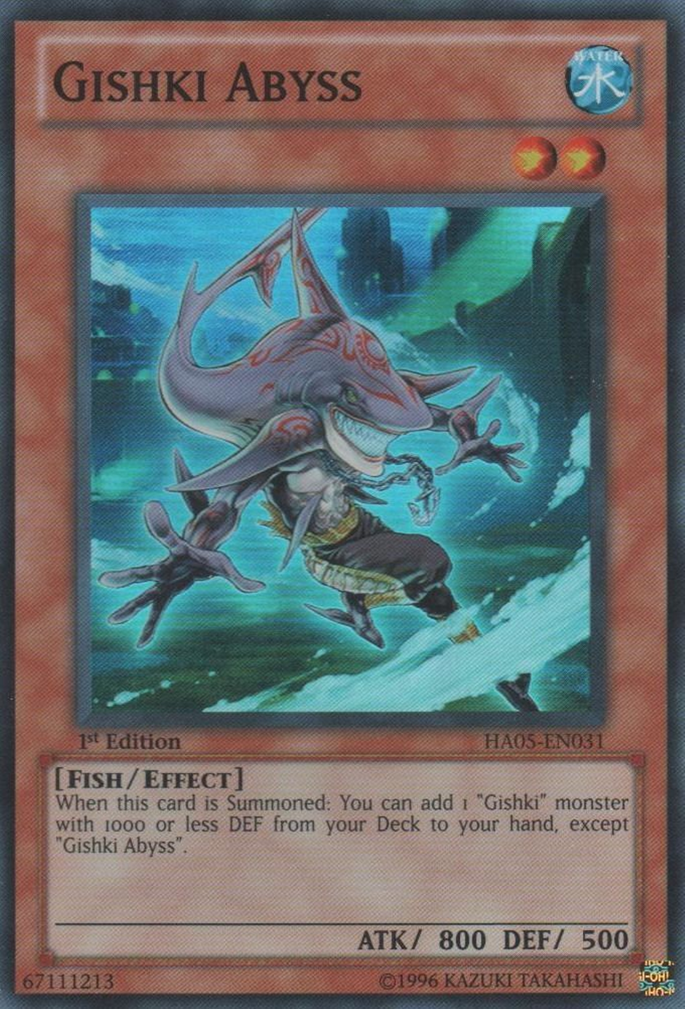 Gishki Abyss [HA05-EN031] Super Rare | Card Merchant Takapuna