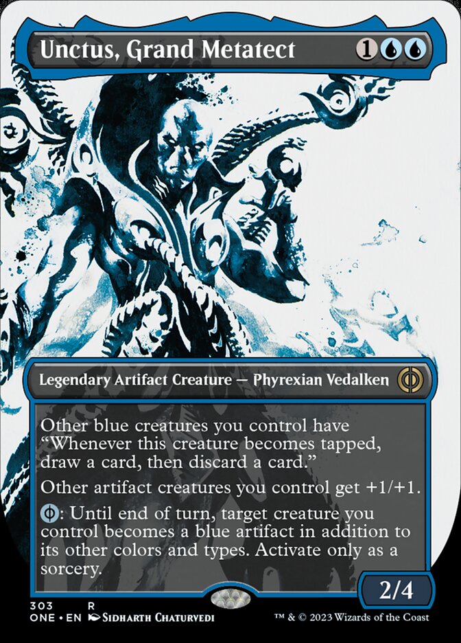 Unctus, Grand Metatect (Borderless Ichor) [Phyrexia: All Will Be One] | Card Merchant Takapuna