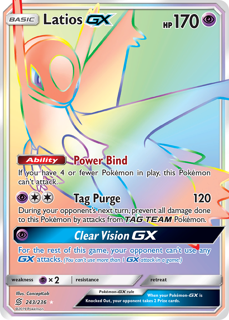 Latios GX (243/236) [Sun & Moon: Unified Minds] | Card Merchant Takapuna