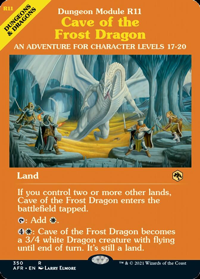 Cave of the Frost Dragon (Dungeon Module) [Dungeons & Dragons: Adventures in the Forgotten Realms] | Card Merchant Takapuna