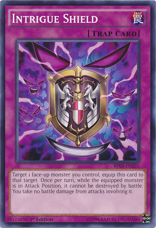 Intrigue Shield [BP03-EN231] Common | Card Merchant Takapuna